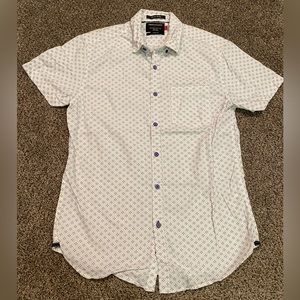 Men’s Casual Short Sleeve Collared Button Down
